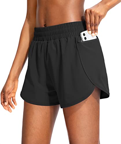 High Waisted Athletic Gym Workout Shorts for Women