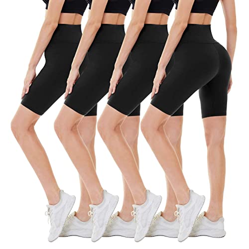 CAMPSNAIL 4 Pack Biker Shorts for Women