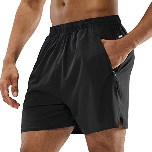 MIER Men's Athletic Shorts 5 Inch Lightweight Runing Shorts