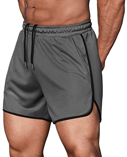 COOFANDY Mens Fitted Jogger Shorts