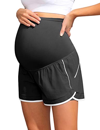 Maternity Workout Running Shorts with Pockets