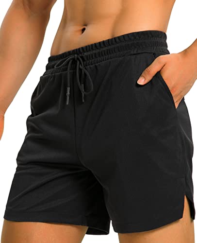 CNRUWE Men's Workout Running Shorts