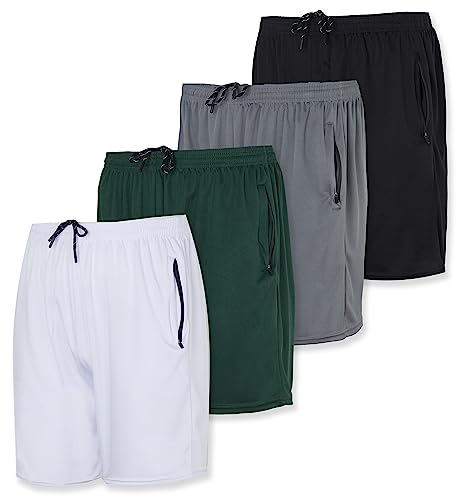 Mens 7 Inch Inseam Active Athletic Running Shorts