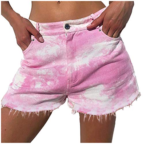 Women's Denim Compression Shorts with Pocket