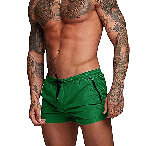 Quick Dry Running Shorts with Zipper Pockets