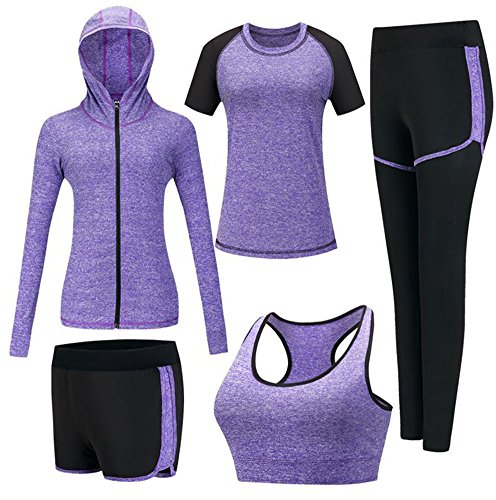 ZETIY Women's 5pcs Sport Suits: Stylish and Functional Tracksuits