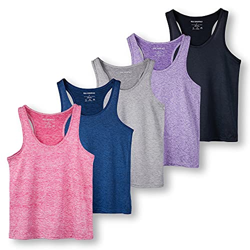 Women's Quick Dry Fit Tank Tops - Set of 5