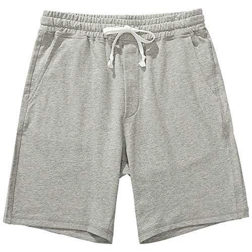 AMY COULEE Men's Cotton Athletic Sweat Shorts with Pockets