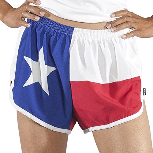 Women's Texas Flag Running Short