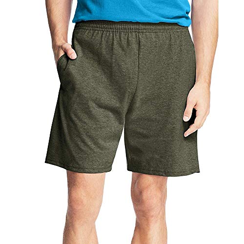 Hanes Men's Camo Green Jersey Cotton Shorts