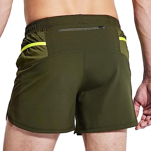 Haimont Men's 2 in1 Trail Running Shorts with Liner