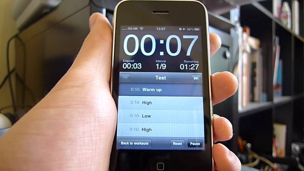 How To Set IPhone For Interval Training