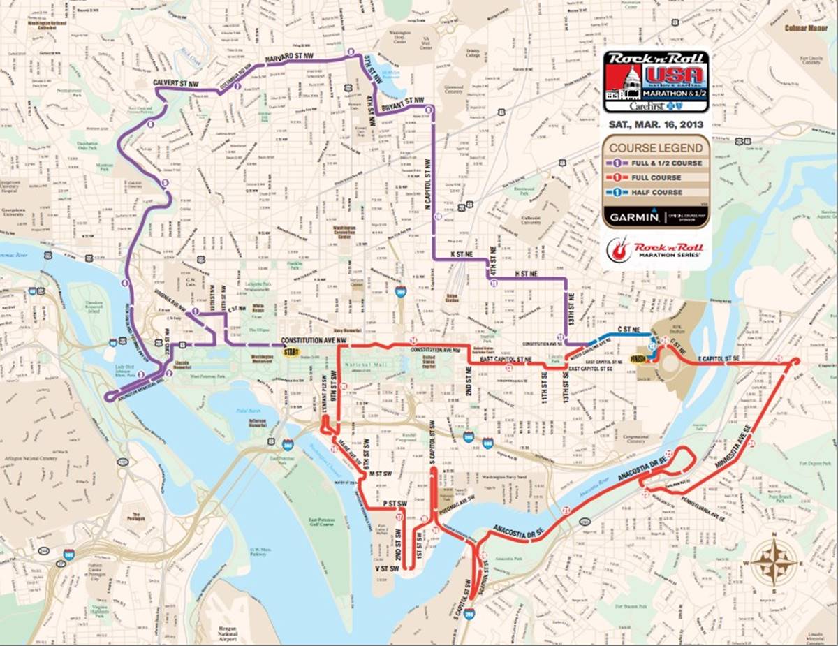 How To Remove Rock-N-Roll Half Marathon Course From Google Maps