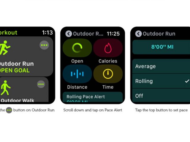 Apple watch rolling outlet pace