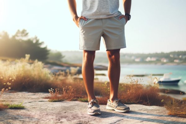 The Ultimate Guide to Stylish and Functional Outdoor Attire: Running Shorts and Boat Shoes Combo
