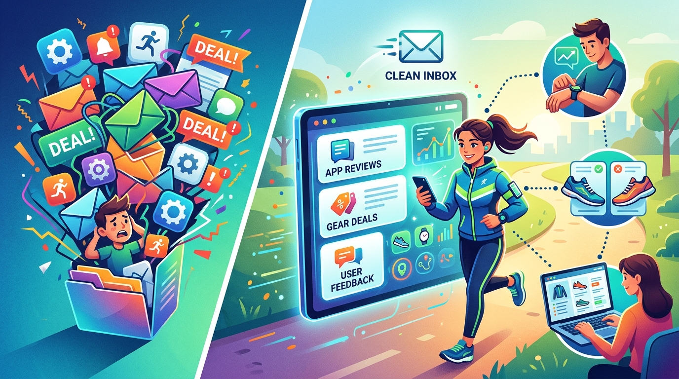 How to Test Running Apps and Gear Deals Without Inbox Clutter