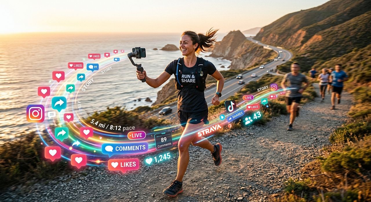 How Runners Are Turning Training Miles Into Shareable Content