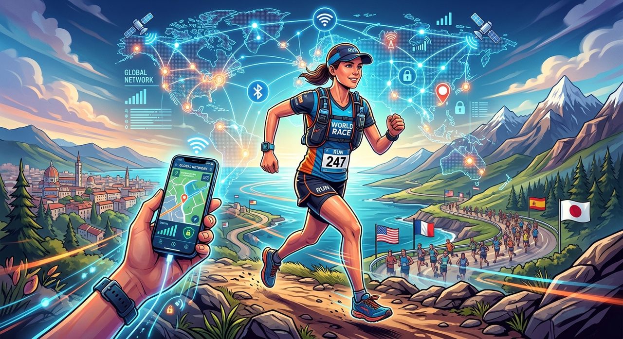 Staying Connected and Secure When You Race in Another Country