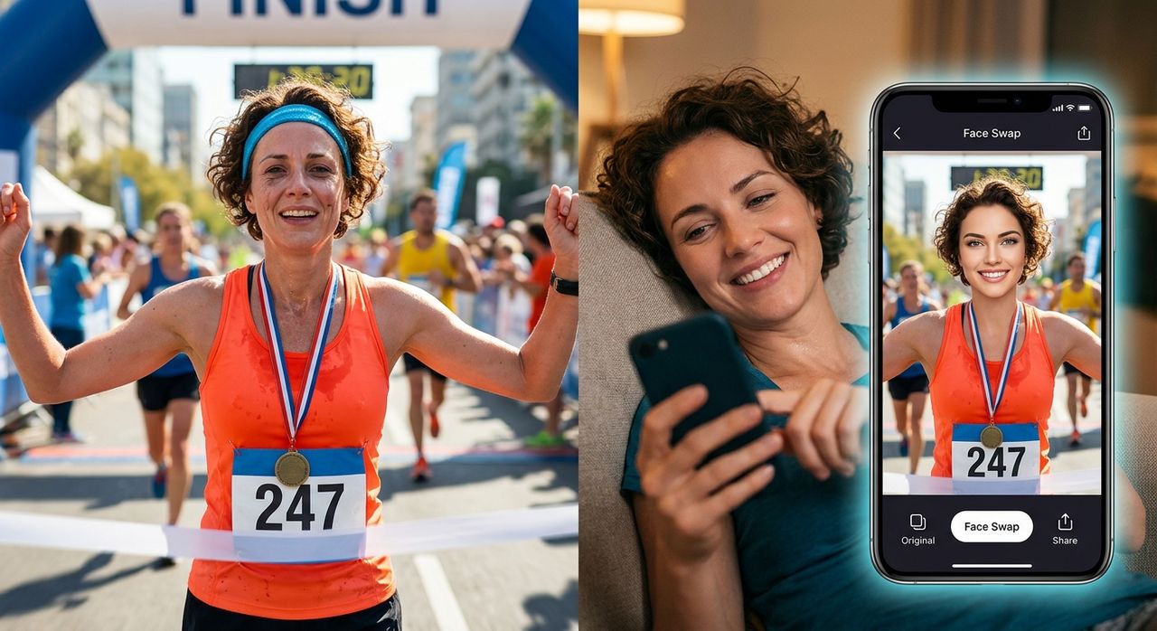 What Runners Are Doing With AI Face Swap Tools After Race Day