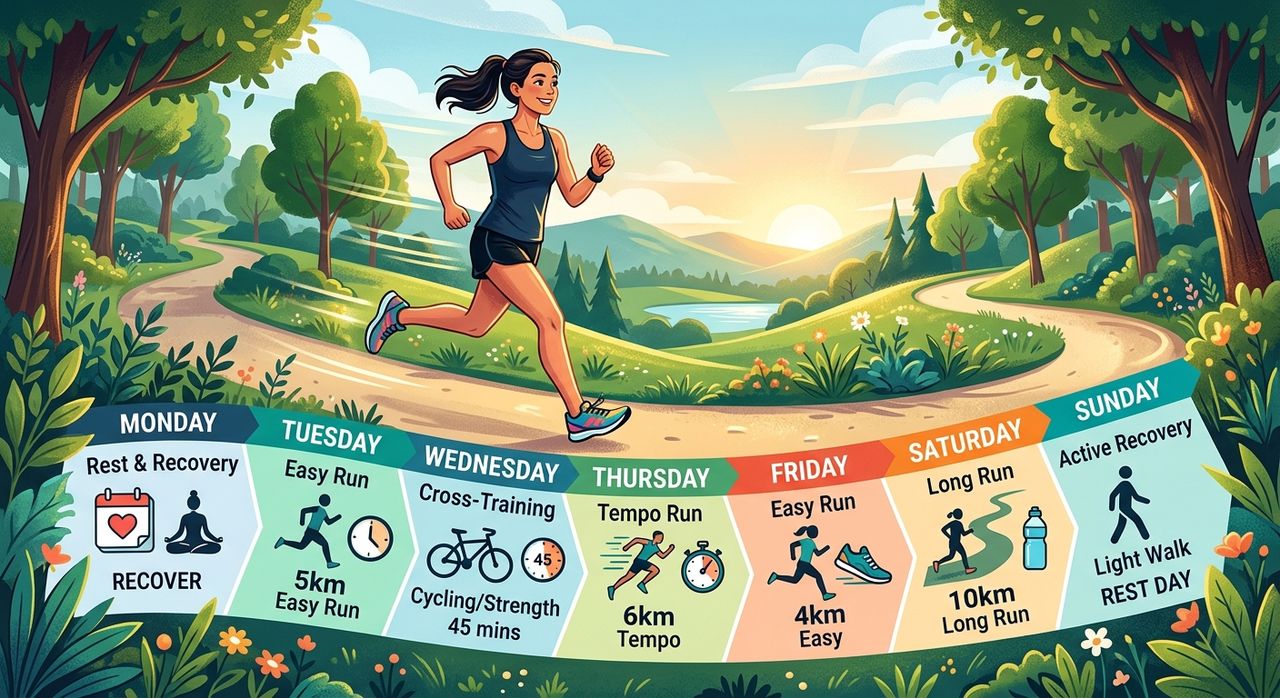 How to Build a Weekly Running Plan You Can Actually Stick to